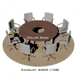 Camelot 2000 (108) стол для переговоров и конференций без стекла на 8 человек