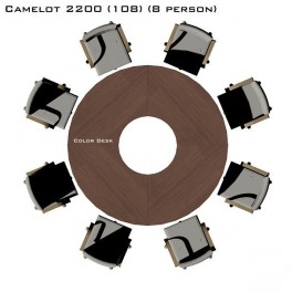Camelot 2200 (108) стол для переговоров и конференций без стекла на 8 человек