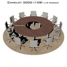Camelot 3000 (108) стол для переговоров и конференций без стекла на 12 человек