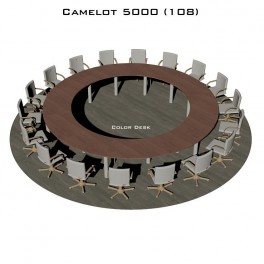 Camelot 5000 (108) стол для переговоров и конференций без стекла на 18 человек