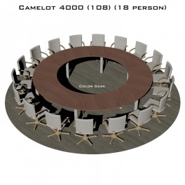 Camelot 4000 (108) стол для переговоров и конференций без стекла на 18 человек