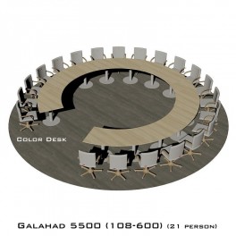 Galahad 5500 (108-600) стол круглый (без одного звена) для переговоров и конференций на 21 человека