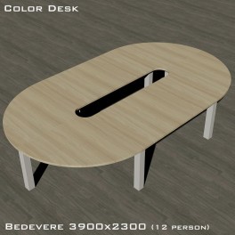 Bedevere 3900x2300 (Бедивер) стол овальный для переговоров и конференций на 12 человек