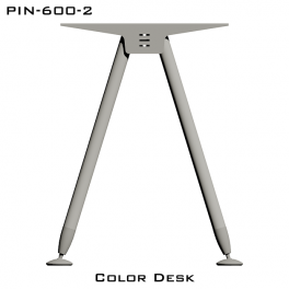 Опора металлокаркаса PIN-600-2 с декоративной накладкой