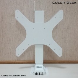 Лифт для телевизора CONSTRUCTOR TV-1 белый до 46 дюймов