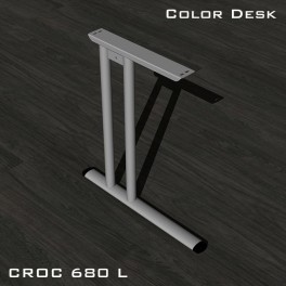 Опора левая CR-L-680 (L) металлокаркаса CROC для письменных столов с глубиной столешниц от 700 мм без декоративной накладки