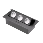 Розетка CD-3QB2 (black) встраиваемая в столешницу (с проводом)