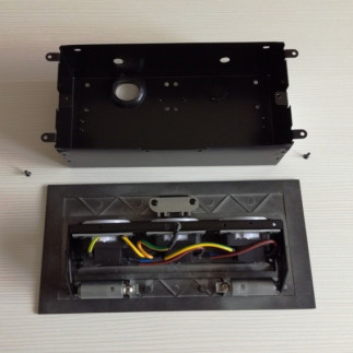 Розетка CD-3QB1 (black) встраиваемая в столешницу (без провода)