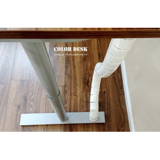 КАНАЛ ДЛЯ ПРОВОДОВ СТОЛОВ С ЭЛЕКТРОПРИВОДОМ ГИБКИЙ ВЕРТИКАЛЬНЫЙ EL-1460W БЕЛЫЙ