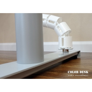 КАНАЛ ДЛЯ ПРОВОДОВ СТОЛОВ С ЭЛЕКТРОПРИВОДОМ ГИБКИЙ ВЕРТИКАЛЬНЫЙ EL-1460W БЕЛЫЙ