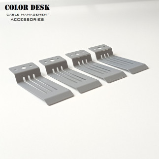 ДЕРЖАТЕЛИ KM-4S (SILVER) СЕРЫЕ ДЛЯ ФИКСАЦИИ И КРЕПЛЕНИЯ ПРОВОДОВ