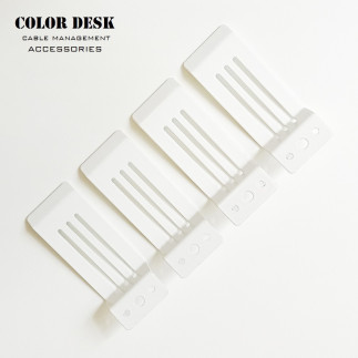 ДЕРЖАТЕЛИ KM-4W (WHITE) БЕЛЫЕ ДЛЯ ФИКСАЦИИ И КРЕПЛЕНИЯ ПРОВОДОВ