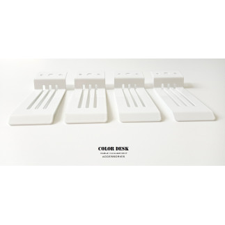 ДЕРЖАТЕЛИ KM-4W (WHITE) БЕЛЫЕ ДЛЯ ФИКСАЦИИ И КРЕПЛЕНИЯ ПРОВОДОВ