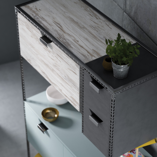 Артвуд светлый К-083 SN материал исполнения мебельных деталей от KRONO толщиной 25 мм