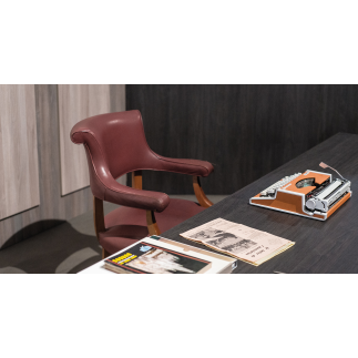 Блэквуд сатиновый К-022 SN материал исполнения мебельных деталей от KRONO толщиной 25 мм