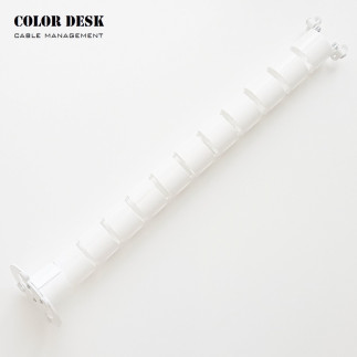 Кабель-канал A-740W(140) белый гибкий пластиковый составной для стола с большим основанием