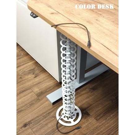 КАНАЛ ДЛЯ ПРОВОДОВ ЛЭП-1-840 БЕЛЫЙ КРУГЛОЕ СЕЧЕНИЕ 1