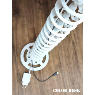 КАНАЛ ДЛЯ ПРОВОДОВ ЛЭП-1-840 БЕЛЫЙ КРУГЛОЕ СЕЧЕНИЕ 8