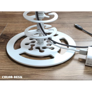 КАНАЛ ДЛЯ ПРОВОДОВ ЛЭП-1-840 БЕЛЫЙ КРУГЛОЕ СЕЧЕНИЕ 9