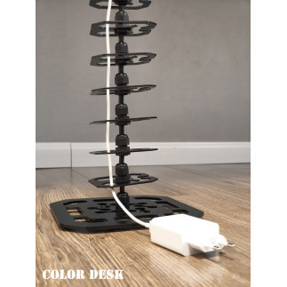 КАНАЛ ДЛЯ ПРОВОДОВ ЛЭП-2-840 ЧЁРНЫЙ КВАДРАТНОЕ СЕЧЕНИЕ 5