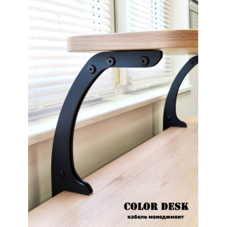 КРОНШТЕЙН МИНИ К-1 ДЛЯ НАСТОЛЬНОЙ ПОЛКИ МЕТАЛЛИЧЕСКИЙ ЧЁРНЫЙ 1