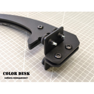 КРОНШТЕЙН МИНИ К-1 ДЛЯ НАСТОЛЬНОЙ ПОЛКИ МЕТАЛЛИЧЕСКИЙ ЧЁРНЫЙ 9