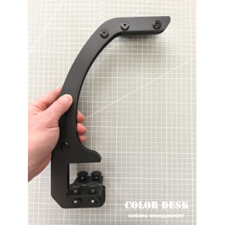 КРОНШТЕЙН МИНИ К-1 ДЛЯ НАСТОЛЬНОЙ ПОЛКИ МЕТАЛЛИЧЕСКИЙ ЧЁРНЫЙ 12