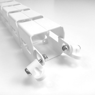 КАНАЛ ДЛЯ ПРОВОДОВ К-740-Б (МОД.2) БЕЛЫЙ КВАДРАТНЫЙ БЕЗ МЕТАЛЛИЧЕСКОГО ОСНОВАНИЯ 4