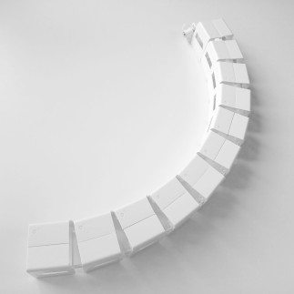 КАНАЛ ДЛЯ ПРОВОДОВ К-740-Б (МОД.2) БЕЛЫЙ КВАДРАТНЫЙ БЕЗ МЕТАЛЛИЧЕСКОГО ОСНОВАНИЯ