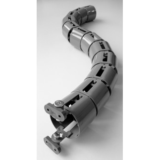 КАБЕЛЬ КАНАЛ А-740-С (МОД.2) СЕРЫЙ ДЛЯ ПРОВОДОВ ПИСЬМЕННОГО СТОЛА ГИБКИЙ ВЕРТИКАЛЬНЫЙ БЕЗ МЕТАЛЛИЧЕСКОГО ОСНОВАНИЯ