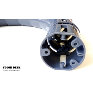 КАБЕЛЬ КАНАЛ А-740-ГР (МОД.2) ГРАФИТ ДЛЯ ПРОВОДОВ ПИСЬМЕННОГО СТОЛА ГИБКИЙ ВЕРТИКАЛЬНЫЙ БЕЗ МЕТАЛЛИЧЕСКОГО ОСНОВАНИЯ 4