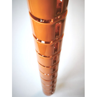 КАНАЛ ДЛЯ ПРОВОДОВ СТОЛА ГИБКИЙ COLOR DESK A-740 (МОД.2) ЗОЛОТОЙ МЕТАЛЛИК БЕЗ МЕТАЛЛИЧЕСКОГО ОСНОВАНИЯ 6