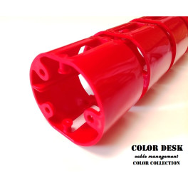 КАНАЛ ДЛЯ ПРОВОДОВ ГИБКИЙ C-740 RUBY RED (mod.2) РУБИНОВО-КРАСНЫЙ БЕЗ МЕТАЛЛИЧЕСКОГО ОСНОВАНИЯ