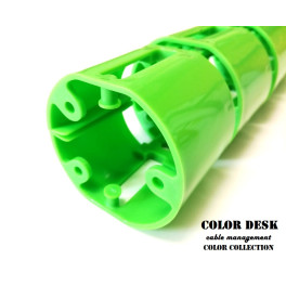 КАНАЛ ДЛЯ ПРОВОДОВ ГИБКИЙ C-740 LIME (mod.2) САЛАТОВЫЙ БЕЗ МЕТАЛЛИЧЕСКОГО ОСНОВАНИЯ