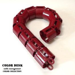 КАНАЛ ДЛЯ ПРОВОДОВ ГИБКИЙ C-740 CHERRY (mod.2) ВИШНЁВЫЙ БЕЗ МЕТАЛЛИЧЕСКОГО ОСНОВАНИЯ