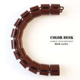 КАНАЛ ДЛЯ ПРОВОДОВ ГИБКИЙ D-740 DARK CHOCOLATE (mod.2) ШОКОЛАДНЫЙ БЕЗ МЕТАЛЛИЧЕСКОГО ОСНОВАНИЯ