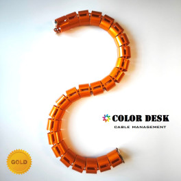 КАБЕЛЬ-КАНАЛ COLOR DESK EL-1460 GOLD METALLIC ЗОЛОТОЙ МЕТАЛЛИК ДЛЯ ПРОВОДОВ СТОЛОВ С ЭЛЕКТРИЧЕСКОЙ РЕГУЛИРОВКОЙ ВЫСОТЫ