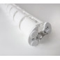 КАБЕЛЬ-КАНАЛ ЕЛ-1460-Б (БЕЛЫЙ) ДЛЯ СТОЛОВ С ЭЛЕКТРОПРИВОДОМ (ИЗМЕНЯЕМАЯ ВЫСОТА СТОЛЕШНИЦЫ)