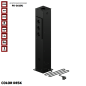 РОЗЕТОЧНАЯ КОЛОННА COLOR DESK® РК-261(Ч) ЧЁРНАЯ НАПОЛЬНАЯ 6 РОЗЕТОК ДЛЯ КРУГЛОГО КАНАЛА РОЗЕТОЧНАЯ КОЛОННА COLOR DESK® РК-261(Ч) ЧЁРНАЯ НАПОЛЬНАЯ 6 РОЗЕТОК ДЛЯ КРУГЛОГО КАНАЛА