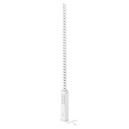 РОЗЕТОЧНАЯ КОЛОННА COLOR DESK® РК-264(Б) БЕЛАЯ НАПОЛЬНАЯ 6 РОЗЕТОК 1