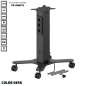 МОБИЛЬНАЯ РОЗЕТОЧНАЯ КОЛОННА-СТОЛ COLOR DESK® РК-265(ГР) ГРАФИТ
